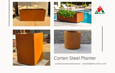 Corten Steel Outdoor Planter